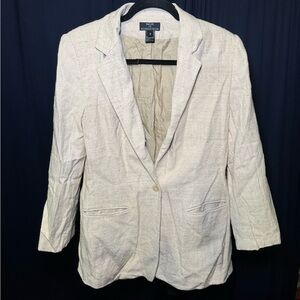 100% silk blazer